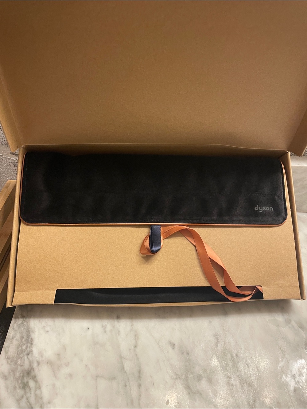 Dyson Black Travel Pouch with Copper Accent